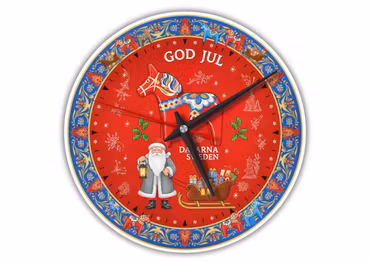 Gammaldags Jul - Tystgående väggklocka