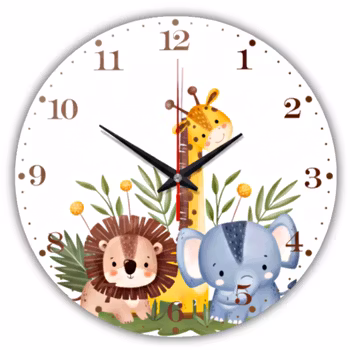 Väggklocka - Safari