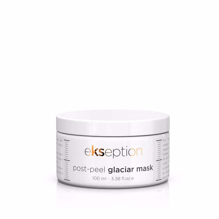 Post-peel glaciar mask