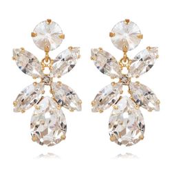 Dione Earrings / Crystal