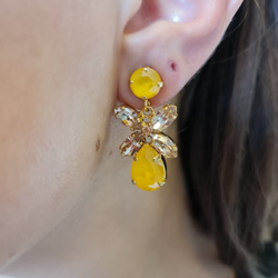 Mini Dione Earrings Yellow / Golden
