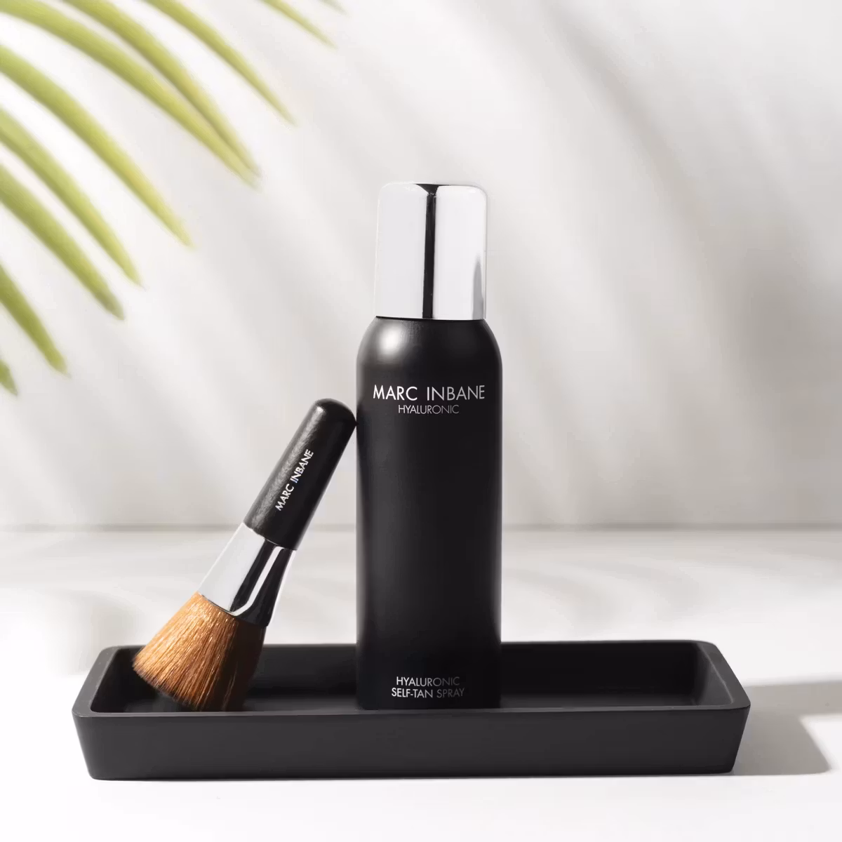 Marc Inbane Hyaluronic Self Tan Spray + Kabuki Børste