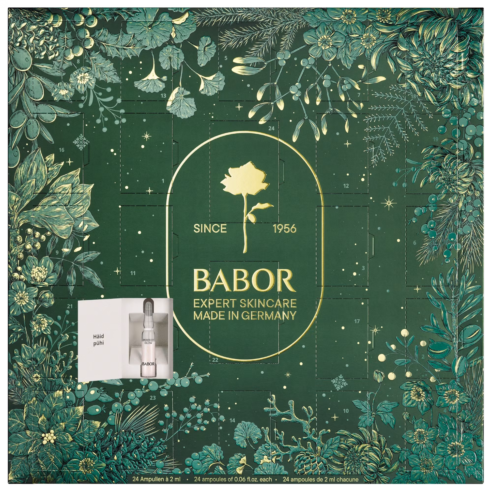 Babor adventskalender / julekalender 2025 – 24 x 2 ml ampuller