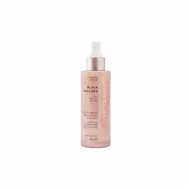 Black Baccara texturizing hair mist with rose gold