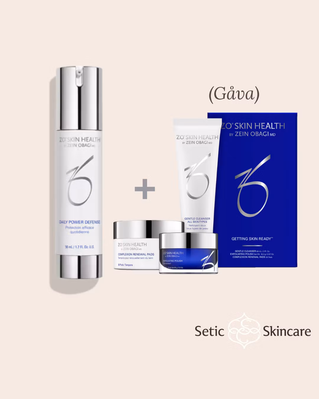 ZO- Daily power defence få Getting Skin Ready kit