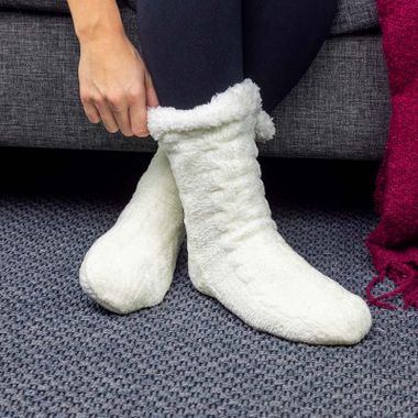 Fodrade sockor (Vit)
