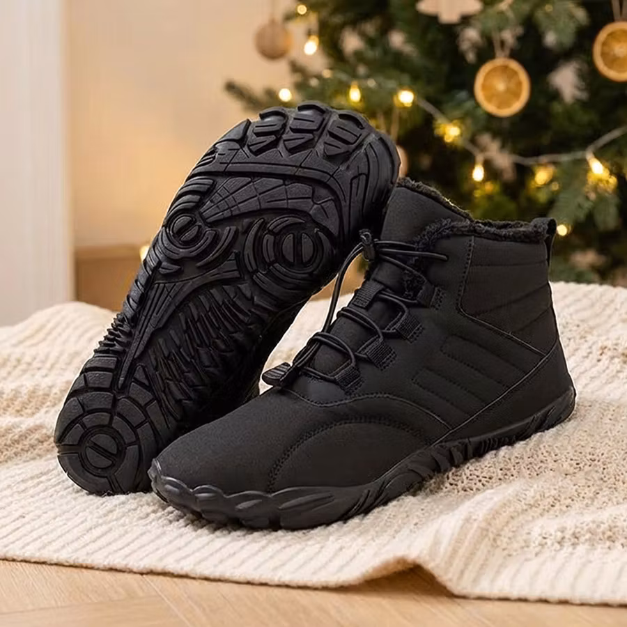 Fodrade barfotaskor (Svart)