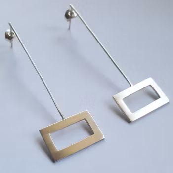 Silverörhängen hängande