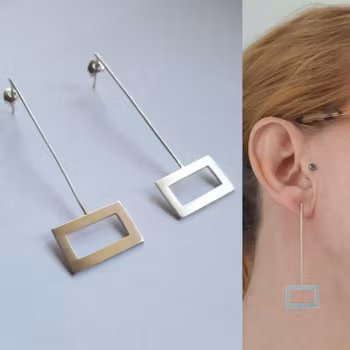 Silverörhängen hängande