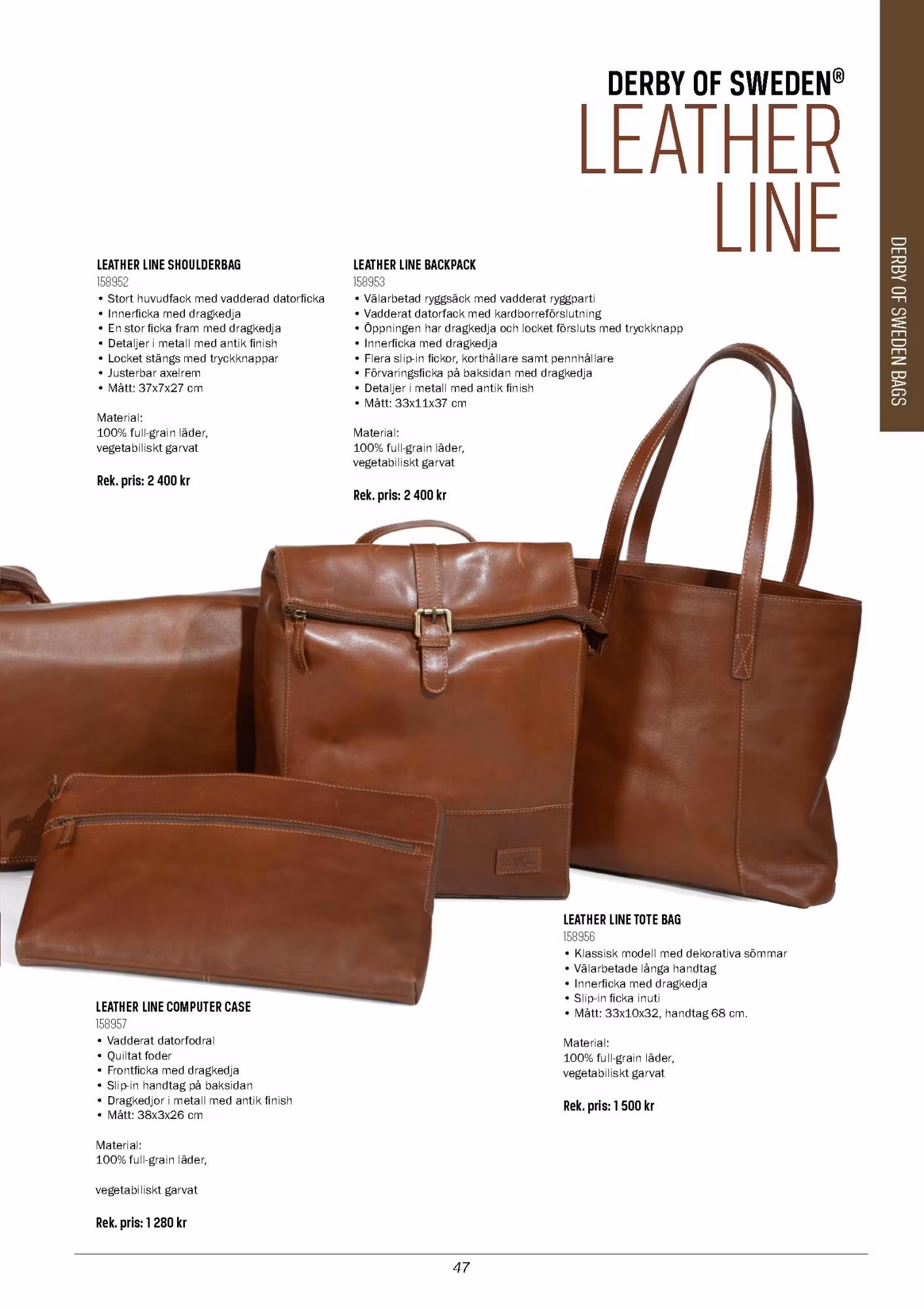 DERBY OF SWEDEN® LEATHER LINE - Lindströms Reklam och Profil