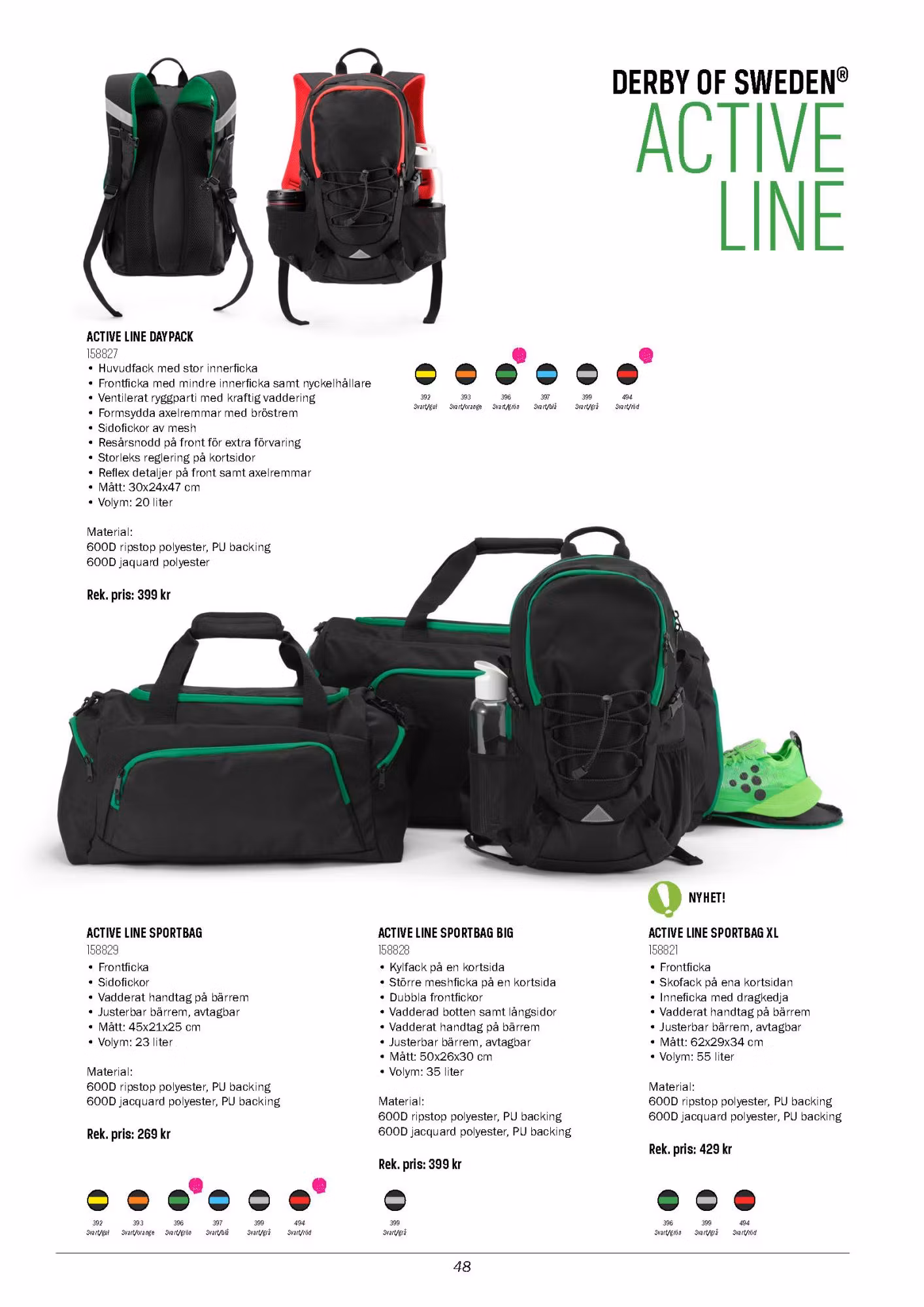 DERBY OF SWEDEN® ACTIVE LINE - Lindströms Reklam och Profil