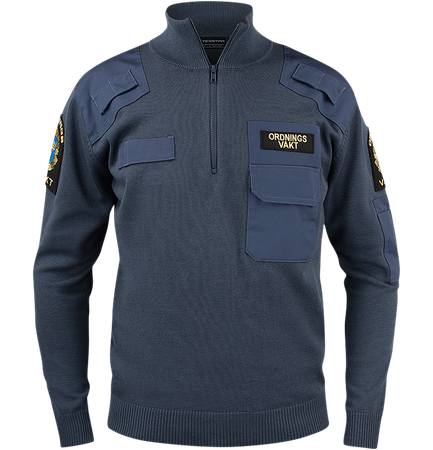 Texstar Ordningsvakt Natotröja med ½ zip & krage - ON02 Unisex