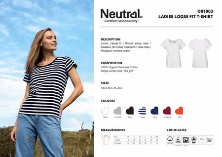 Neutral Ladies´ Loose Fit T-Shirt