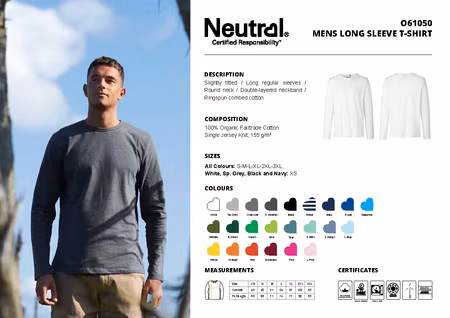 Neutral Men´s Long Sleeve T-Shirt