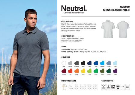Neutral Men´s Classic Polo