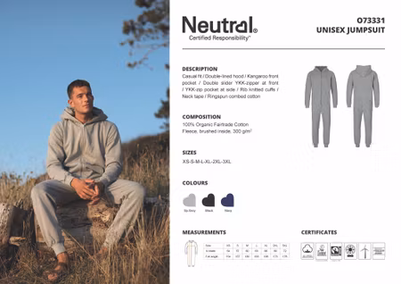 Neutral Unisex Jumpsuit