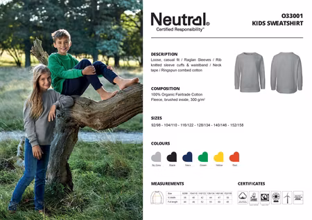 Neutral Kids´ Sweatshirt