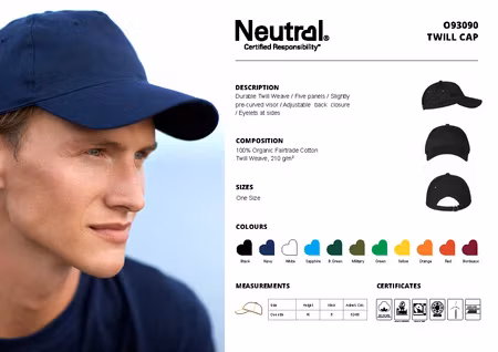 Neutral Twill Cap