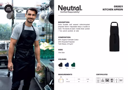 Neutral Kitchen Apron