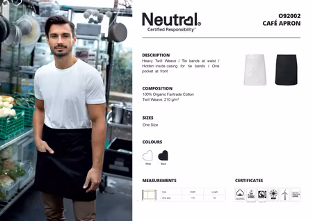 Neutral Cafe Apron