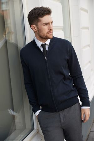 CC55 Stockholm Men's Cardigan Bomber - 50157