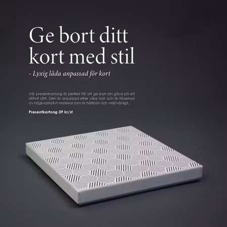 Joyful Giftcard - Presentkartong Gåvokort