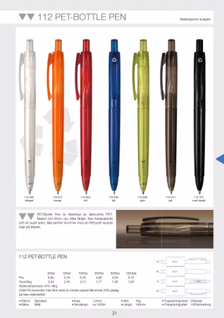 Pet Bottle Pen - 112