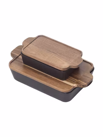 Gratängformar 2-pack återvunnet stengods - 411322