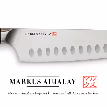 Markus Aujalays japanska kockkniv classic 30cm
