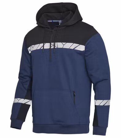 PROJOB HOODTRÖJA 1/2 ZIP PROGRESSION - 7104