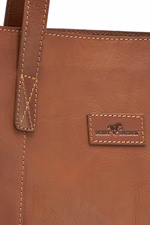 Leather Line Tote Bag - 158956