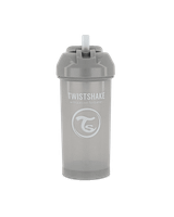 Twistshake Straw Cup 360ml 12+m Pastel Grey