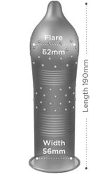 EXS Ribbed & Dotted 12-pack - Kondomer