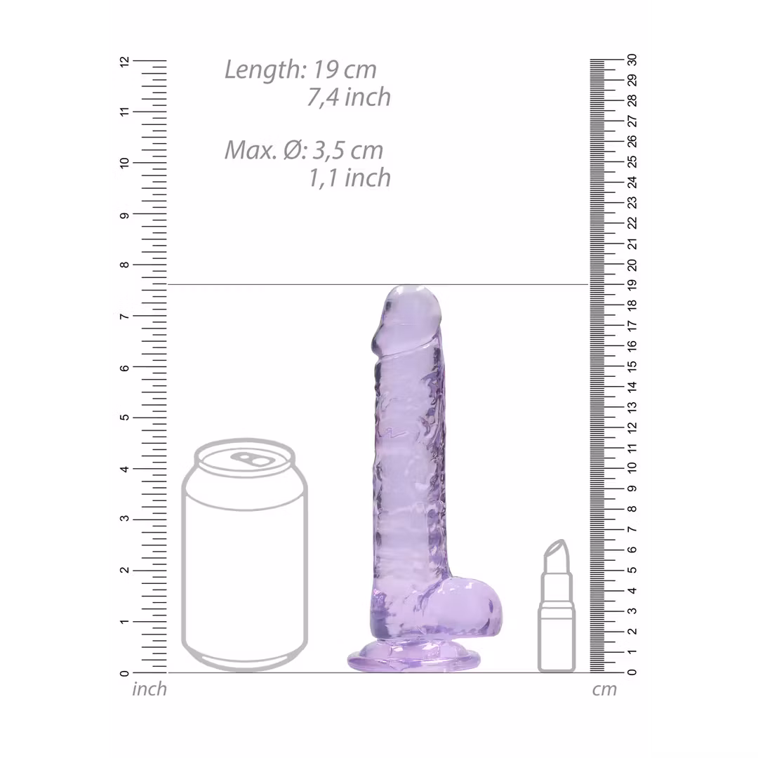 Realcock Crystal Purple - Dildo
