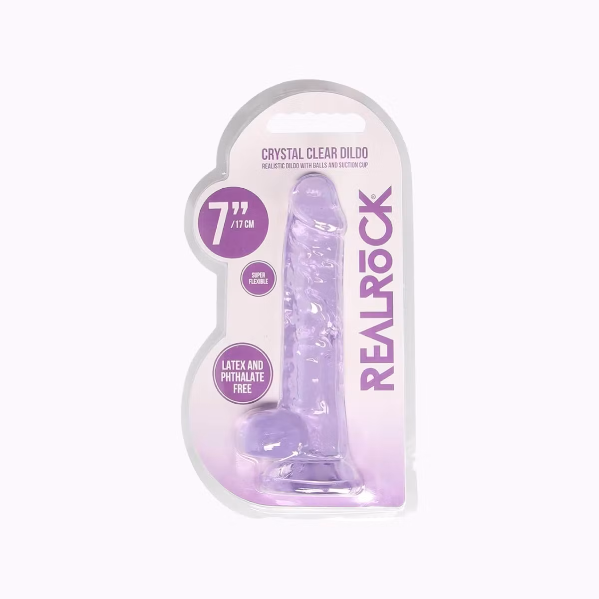 Realcock Crystal Purple - Dildo