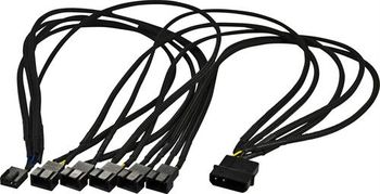 AKASA splitterkabel för 4-pins fläktar