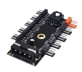 RGEEK - Fläkthub, 1 till 10, PWM, 4-pin molex (PATA)