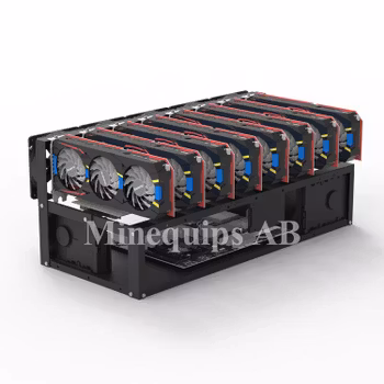 MEQ8Open - Chassi för 8 GPU mining med maximal värmeavledning.