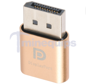 Minequips Displayport, virtual VGA Dummy Plug 1080p