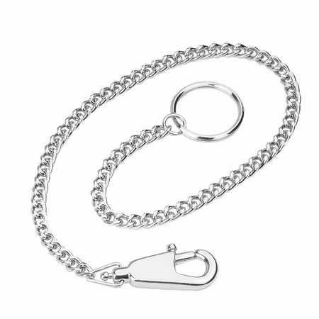 MIL-TEC by STURM KEYHOLDER WITH CHAIN AND CARABINER - NICKEL-PLATED
