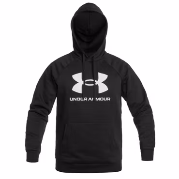 UNDER ARMOUR Rival Fleece Logo Sweatshirt - Black/White