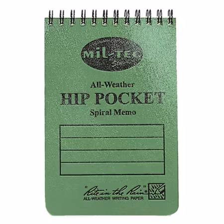 MIL-TEC Anteckningsblock - Vattenavvisande (Stor)