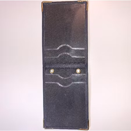 SBA Polis ID fodral i svart läder