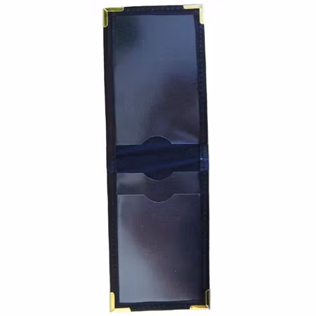 SBA Polis ID fodral i svart skinn