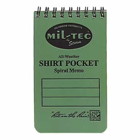MIL-TEC Anteckningsblock - Vattenavvisande (Liten)