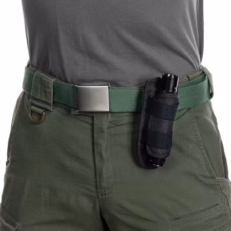 MIL-TEC Security Flashlight Holder Case - Black