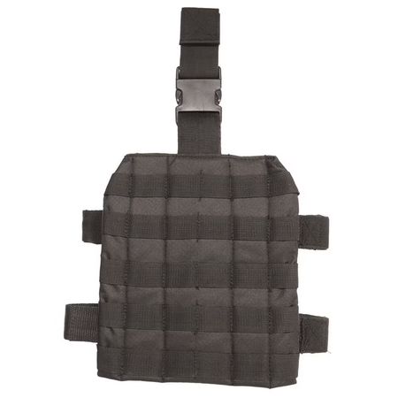 MIL-TEC Leg Base MOLLE Panel Benplatta - Black