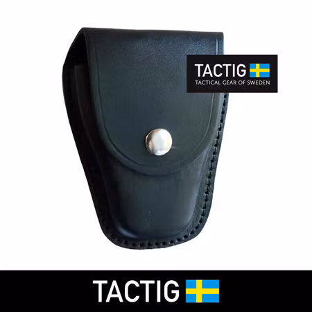 TACTIG Handfängselfodral i läder
