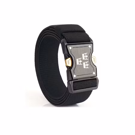 Nordic Army® Cobra Stretchbälte Tre Kronor - Svart