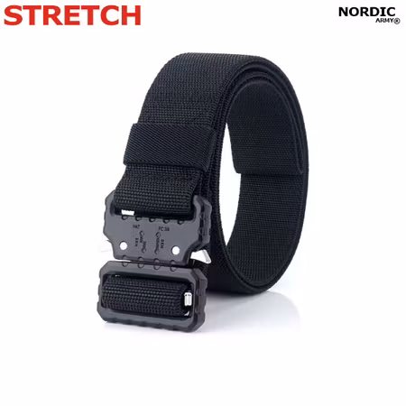 Nordic Army® Tactical Stretchbälte - Svart